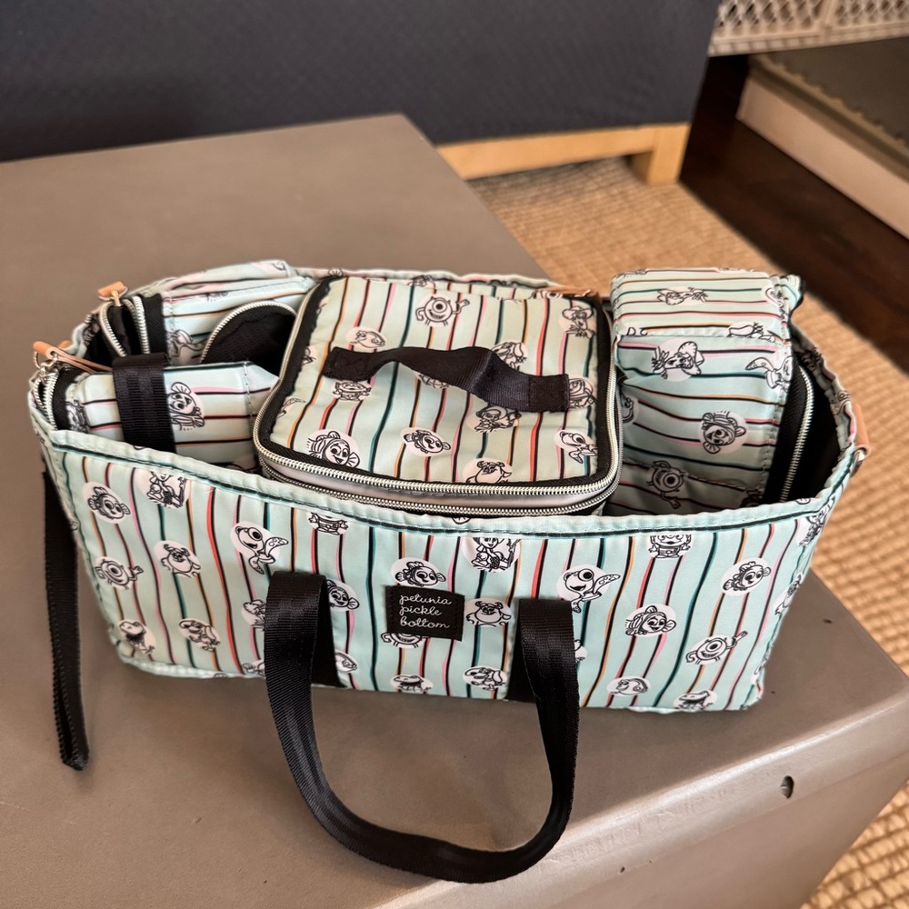 Petunia Pickle Bottom diaper caddy, Toy Story